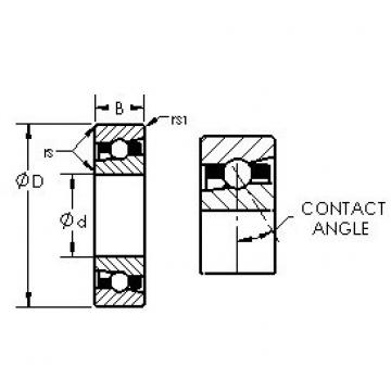 AST H7028C/HQ1 angular contact ball bearings