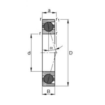 FAG HCB71940-C-T-P4S angular contact ball bearings
