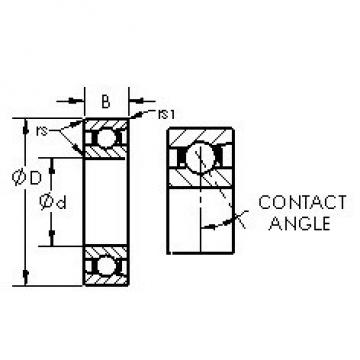AST 71821AC angular contact ball bearings