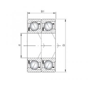 ISO 7330 ADT angular contact ball bearings